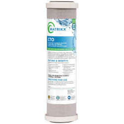 Filter Cartridge 10in Std Active Carbon Block 5 Micron (CTO 32-250-10) test