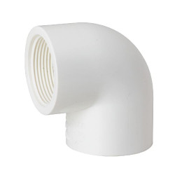 PVC Faucet 90* Elbow 15mm