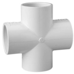 PVC Plain Cross 25mm