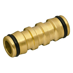 12mm Brass 2-End Coupler