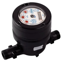 Arad PD Water Meter 15mm Inline 165mm Qn1.6, nuts and tails sold separately