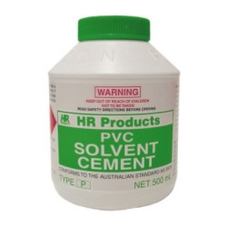 HR Products PVC Solvent Cement 125ml AS/NZS3879