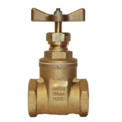 DZR Brass Gate Valve 20mm Watermarked c/w T-Handle