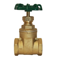 DZR Brass Gate Valve 25mm Watermarked