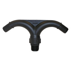 Senninger Gooseneck 125Deg Double 3/4in (19mm) Barb Outlet