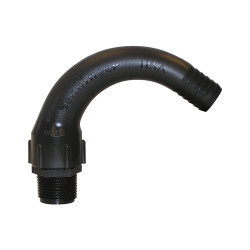 Senninger Gooseneck 125Deg Single 3/4in (19mm) Barb Outlet