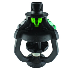 Senninger i-WOB2 UP3 Pivot Sprinkler 3/4 Male Std Angle 9-Groove Black Deflector