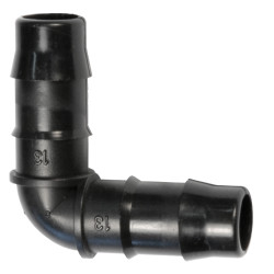 Antelco Lateral Elbow 13mm Double Barbed (47205)