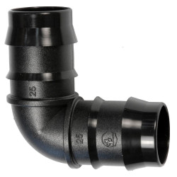 Antelco Lateral Elbow 25mm Double Barbed (47255)