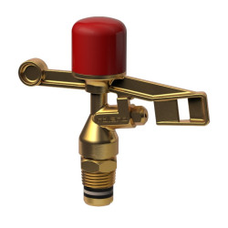 Rolland Brass Impact 15mm Male Full Circle Low Angle 8 Degree