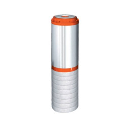 Aquafilter Cartridge 10in 2-Stage Sediment & Granular Coconut Shell Carbon