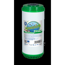 Aquafilter Cartridge 10in Big Granular Coconut Shell Carbon with KDF