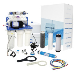 Aquafilter Elite 7-Stage Reverse Osmosis System White c/w Pump