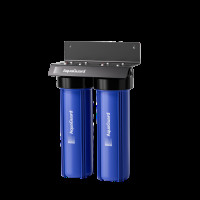 AquaGuard Twin 20in Big Blue Housings 25mm Wall Mount